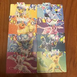8x Pokemon Prismatic Evolutions Suprise Box Eeveelution Card Dividers Umbreon - Image 1
