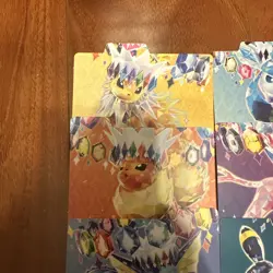 8x Pokemon Prismatic Evolutions Suprise Box Eeveelution Card Dividers Umbreon - Image 2