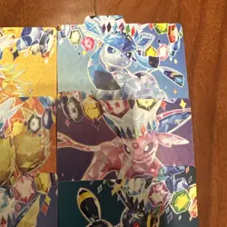 8x Pokemon Prismatic Evolutions Suprise Box Eeveelution Card Dividers Umbreon - Image 3