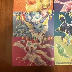 8x Pokemon Prismatic Evolutions Suprise Box Eeveelution Card Dividers Umbreon - Image 5