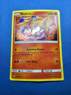 Moltres 38/214 Rare Holo Pokemon Card Shatter holo Promo - Image 2