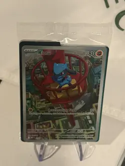 Riolu - MEP010 Black Star ETB Full Art Promo Pokemon Card (Sealed) - Image 2