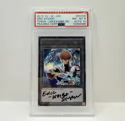 X2 Signed Cards - Ted Lewis Bakura And Eric Stuart Kaiba- Yu-Gi-Oh Card - PSA 10 - Image 2