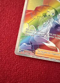Caitlin Rainbow Rare Trainer Card SWSH06 Chilling Reign 213/198 - Image 2
