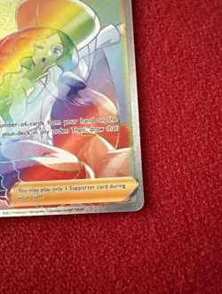 Caitlin Rainbow Rare Trainer Card SWSH06 Chilling Reign 213/198 - Image 3