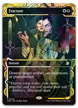 Fracture #65 (Foil) (NM) Secrets of Strixhaven: Mystical Archive SOA Magic MTG - Image 1