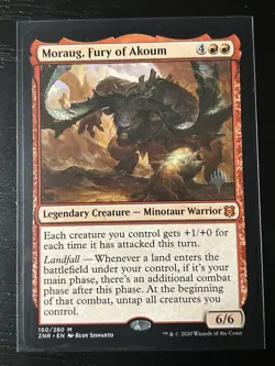MTG Moraug, Fury of Akoum Zendikar Rising Regular - Image 1