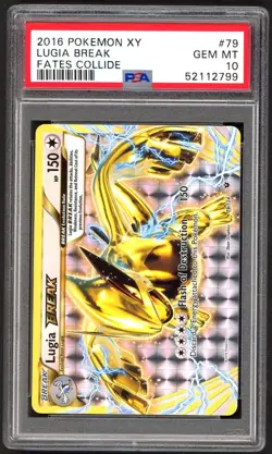 Pokemon Cards - PSA 10 Lugia Break 79/124 - Fates Collide - GEM MT - PSA10 - Image 1