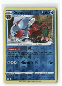 Dracovish 053/189 Holo Rare Darkness Ablaze Pokemon Reverse Holo Near Mint - Image 1
