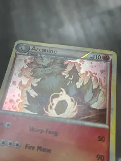 Arcanine Holo Rare Holo HeartGold SoulSilver 1/123 HP Pokemon TCG - Image 4