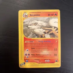 Pokemon Arcanine 3/144 Skyridge Regular Non-Holo Ereader LP Condition! - Image 1