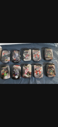 Pokemon Unova Mini Tin Black Bolt/White Flare x10 SEALED TINS WITH DISPLAY BOX - Image 3