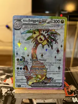 Pokemon TCG -Alolan Exeggutor EX Full Art SIR holo 225/191 Surging Sparks - Image 2