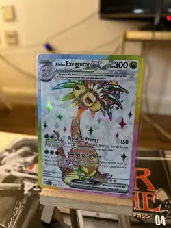 Pokemon TCG -Alolan Exeggutor EX Full Art SIR holo 225/191 Surging Sparks - Image 3