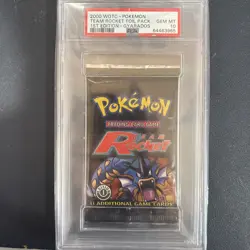 2000 Pokemon Team Rocket Booster 1st Edition Factory Sealed - PSA Gem Mint 10 - Image 1