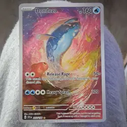 A.I GRADE 9, Pokemon Dondozo 207/198 Scarlet & Violet Illustration Rare Holo - Image 1