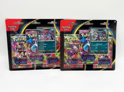 Pokemon Phantasmal Flames 3 Pack Blister Set Both Artworks ENG OVP Sealed - Image 1