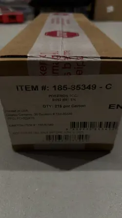 SEALED CASE-Pokemon TCG: Scarlet and Violet 2 Paldea Evolved Booster Box SV02 x6 - Image 1