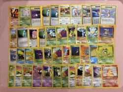 Pokemon 40+ Card Lot Common Uncommon Mixed Vintage (Jungle, Fossil, Base, etc.) - Image 1
