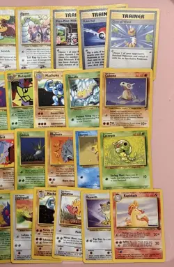 Pokemon 40+ Card Lot Common Uncommon Mixed Vintage (Jungle, Fossil, Base, etc.) - Image 3