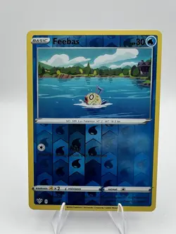 Feebas 038/189 Common Darkness Ablaze Pokemon Reverse Holo Near Mint - Image 1