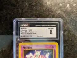 Mewtwo Black Star Promo #3 Movie WOTC CGC 8 NM-MT+ Vintage 1999 Pokemon - Image 4
