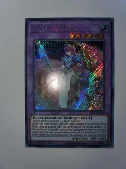 LP Yu-Gi-Oh Centaur Mina BROL-EN020 SCR 1st Ed Holo Bleed Brothers Of Legend - Image 1