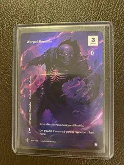 Wonders of the First Warped Remains 3-point Call Of The Stones Formless Foil NM - Image 3