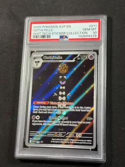 Pokemon PSA 10 Gothitelle #211 Tech Sticker Collection IR Black Star Promo 79 - Image 2