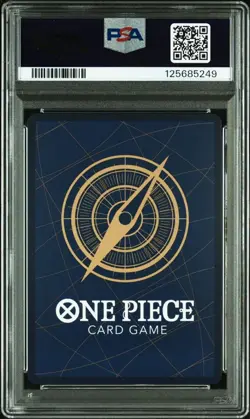 One Piece Card Blackbeard OP12 Gold Background 3rd Anniversary SP PSA9 - Image 2