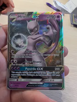 Mewtwo GX 39/73 - Pokemon Shining Legends Sun & Moon Ultra Rare Card NM - Image 1