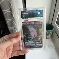 ACE 8 Mewtwo GX 78/73 SECRET RARE Mewtube SM Shining Legends Pokemon Card NM-MT - Image 1