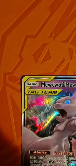 🔥Mewtwo&Mew GX 71/236🔥 Rare Holo Pokemon Card Unified Minds NM/LP - Image 2