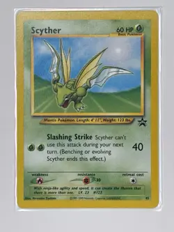 Pokemon Card - Scyther WOTC Black Star Promo #45 - Image 1