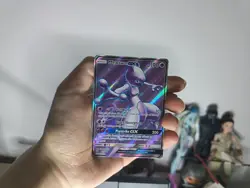Pokemon Mewtwo GX 72/73 Shining Legends Ultra Rare Full Art Holo Card - Image 1