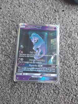 Pokemon Mewtwo GX TCG Shining Legends Holo Card 78/73 Near Mint - Image 1