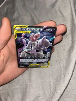 Pokemon TCG Mewtwo and Mew GX Sun Moon SM191 Holo Promo Card - Image 5