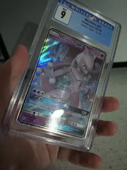 Pokemon: Mewtwo GX (Hidden Fates 31/68) - CGC graded card - 9 - Image 4
