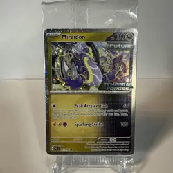 Pokemon Card Miraidon Temporal Forces STAMPED 121/162 SEALED Near Mint - Image 1