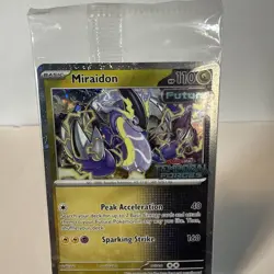 Pokemon Card Miraidon Temporal Forces STAMPED 121/162 SEALED Near Mint - Image 2