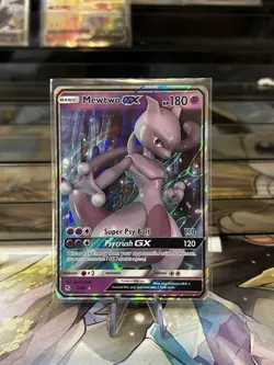 Pokemon Mewtwo GX TCG Card 31/68, Hidden Fates - Image 1
