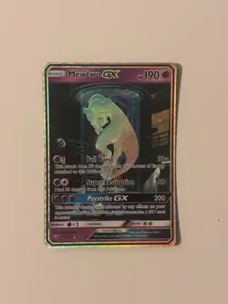 Pokemon Mewtwo GX TCG Shining Legends Holo Card 78/73 Secret Rare - Image 2