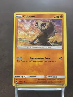 2018 Pokemon TCG - Cubone - 57/131 - General Mills Promo Holo Rare Card - Image 1