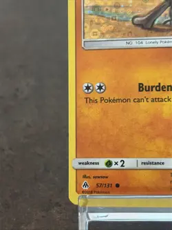 2018 Pokemon TCG - Cubone - 57/131 - General Mills Promo Holo Rare Card - Image 2