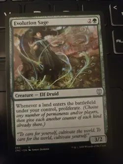 Evolution Sage : Mint MTG Card : Zendikar Rising Commander Decks - Image 1