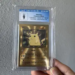 Pikachu - (Celebrations Metal Card) 058/102 Ultra Premium Collection CGC Grade 9 - Image 1