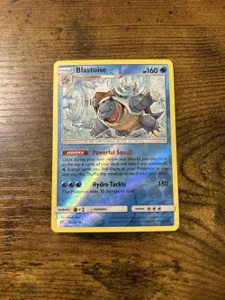 Blastoise 25/181 Reverse Holo Rare Team Up Pokemon LP Card - Image 1