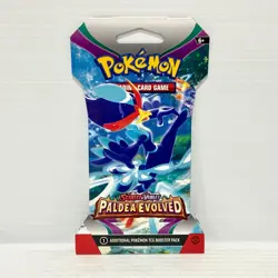 1x Paldea Evolved - Scarlet & Violet Sealed Pokemon Card Sleeved Booster Pack - Image 1