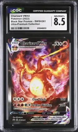 Pokemon Charizard VMAX | Englisch SWSH261 Promo | 8.5 PSA CGC - Image 1