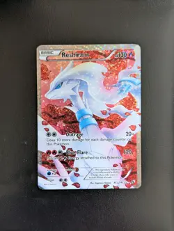 Pokemon TCG Reshiram RC22/RC25 Full Art Rare Legendary Treasures - Image 1